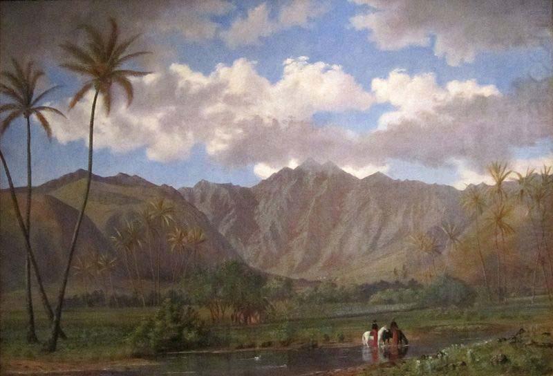 Manoa Valley from Waikiki, Enoch Wood Perry, Jr.